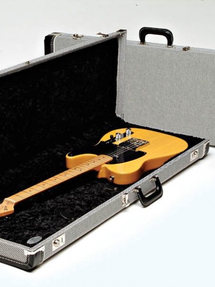 Deluxe Hardshell Case for Strat/Tele - Black Tweed